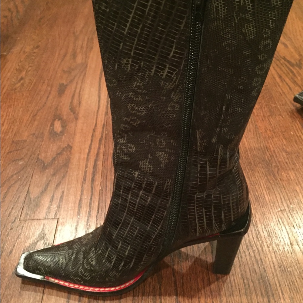 Aquamarine boots